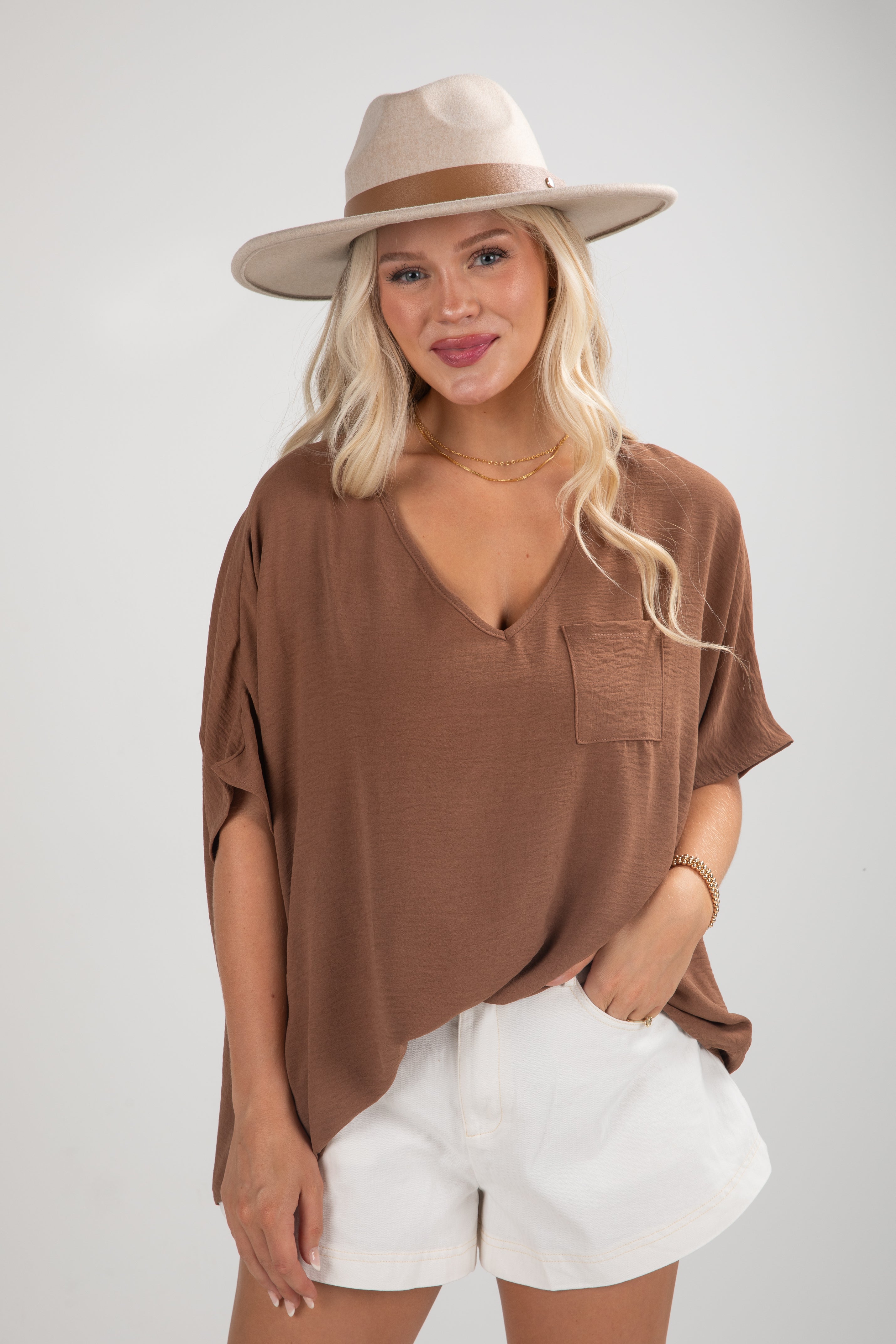 Keep It Cool Oversized Blouse - DU DEAL