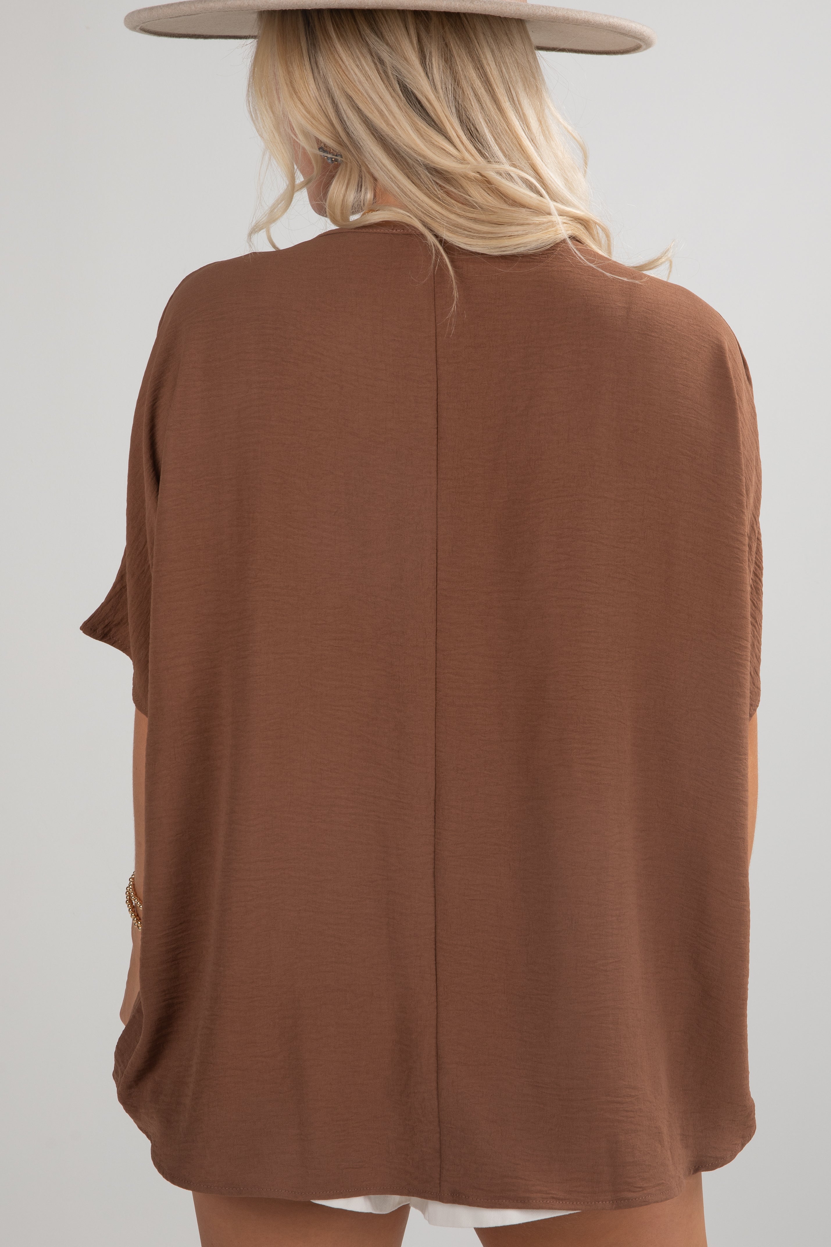Keep It Cool Oversized Blouse - DU DEAL