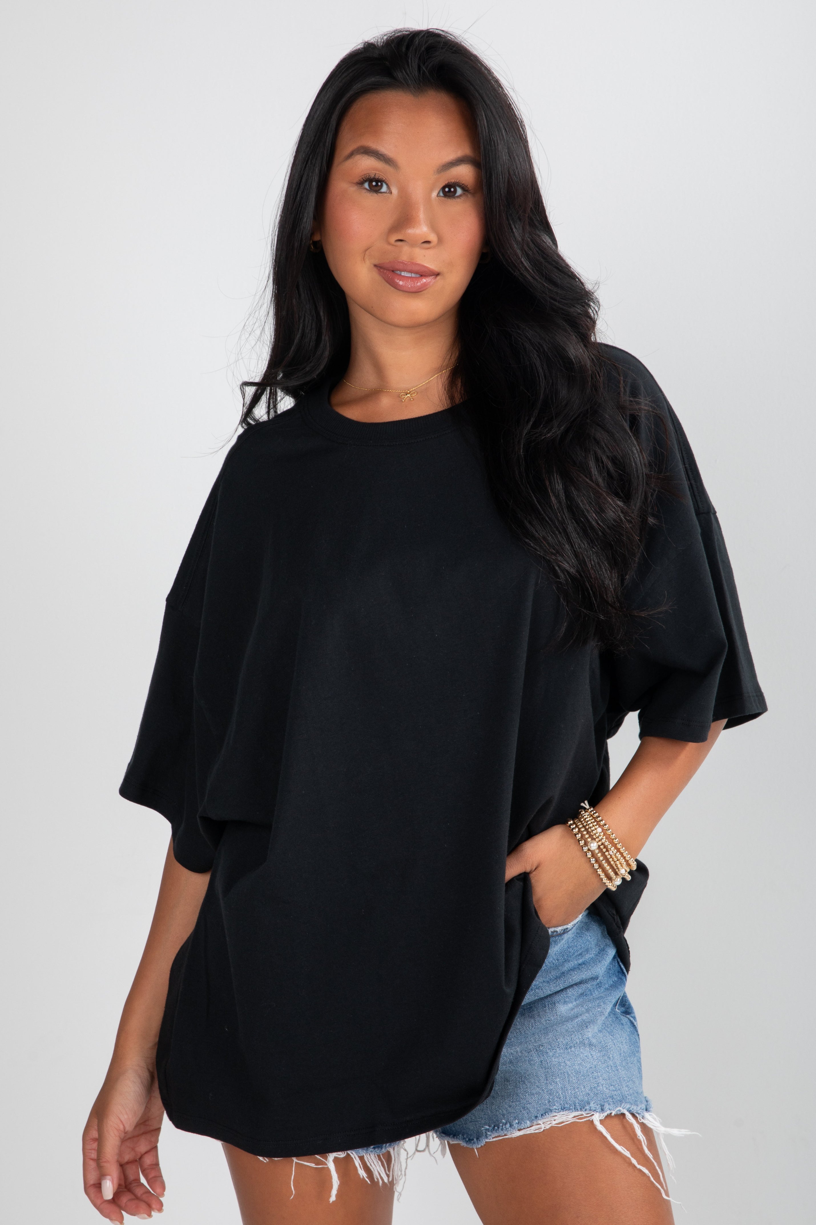 Cool Instincts Oversized Tee - DU DEAL