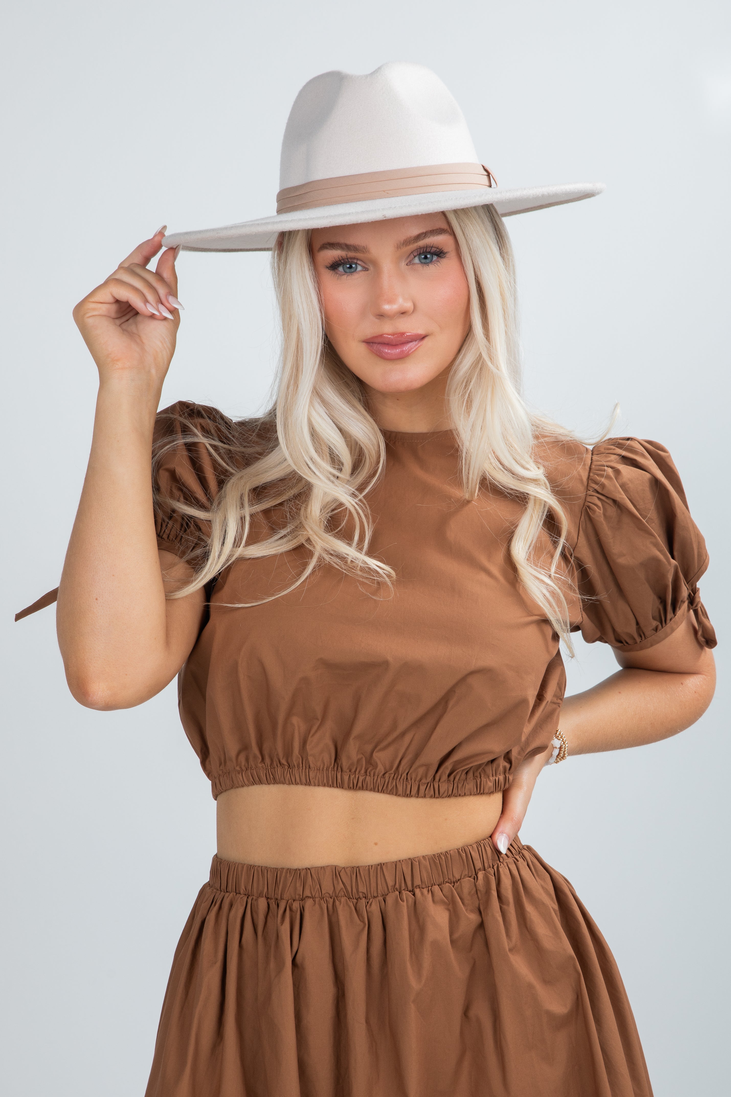Harvest Beauty Brown Blouse