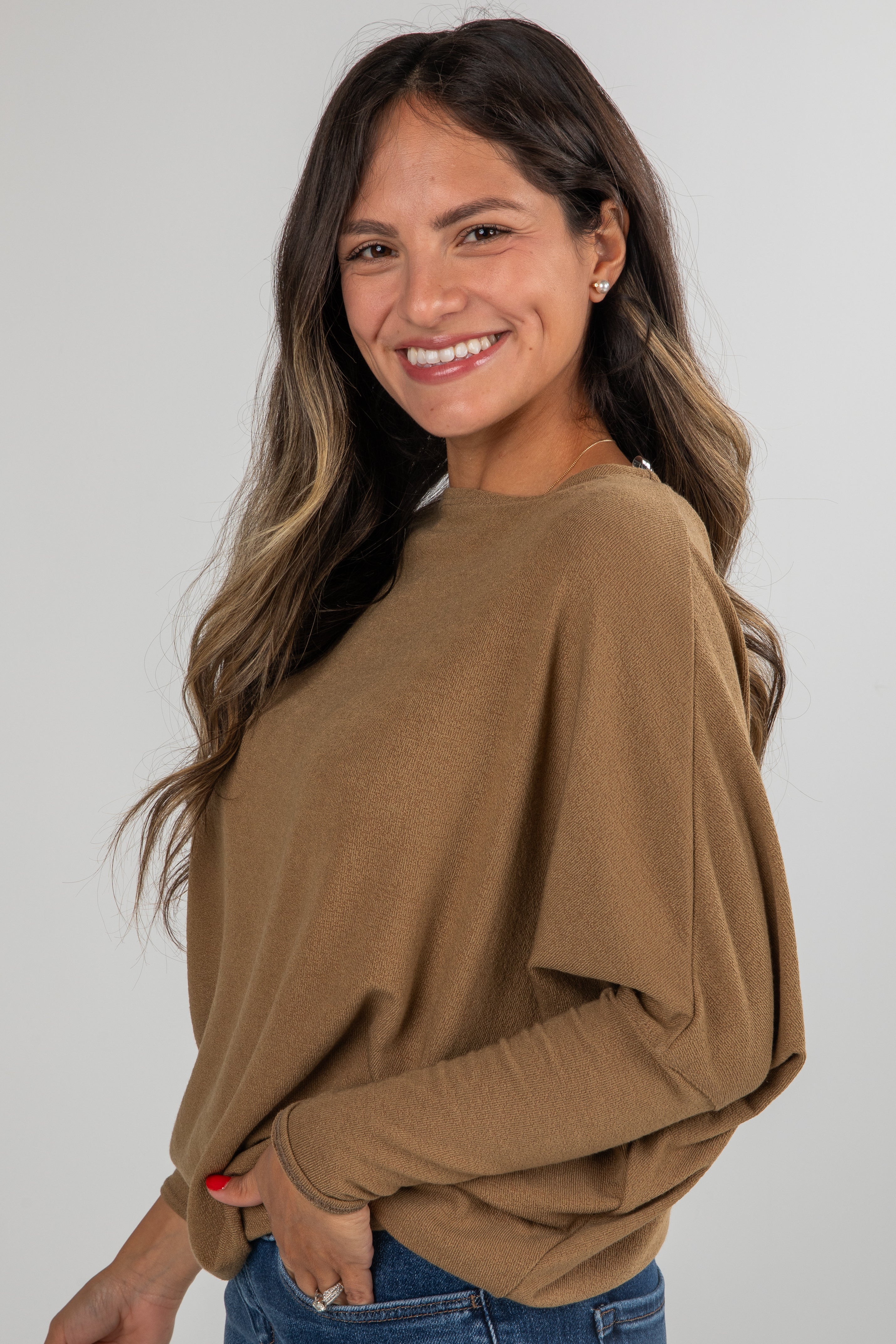 Always In Sight Oversized Knit Top - DU DEAL