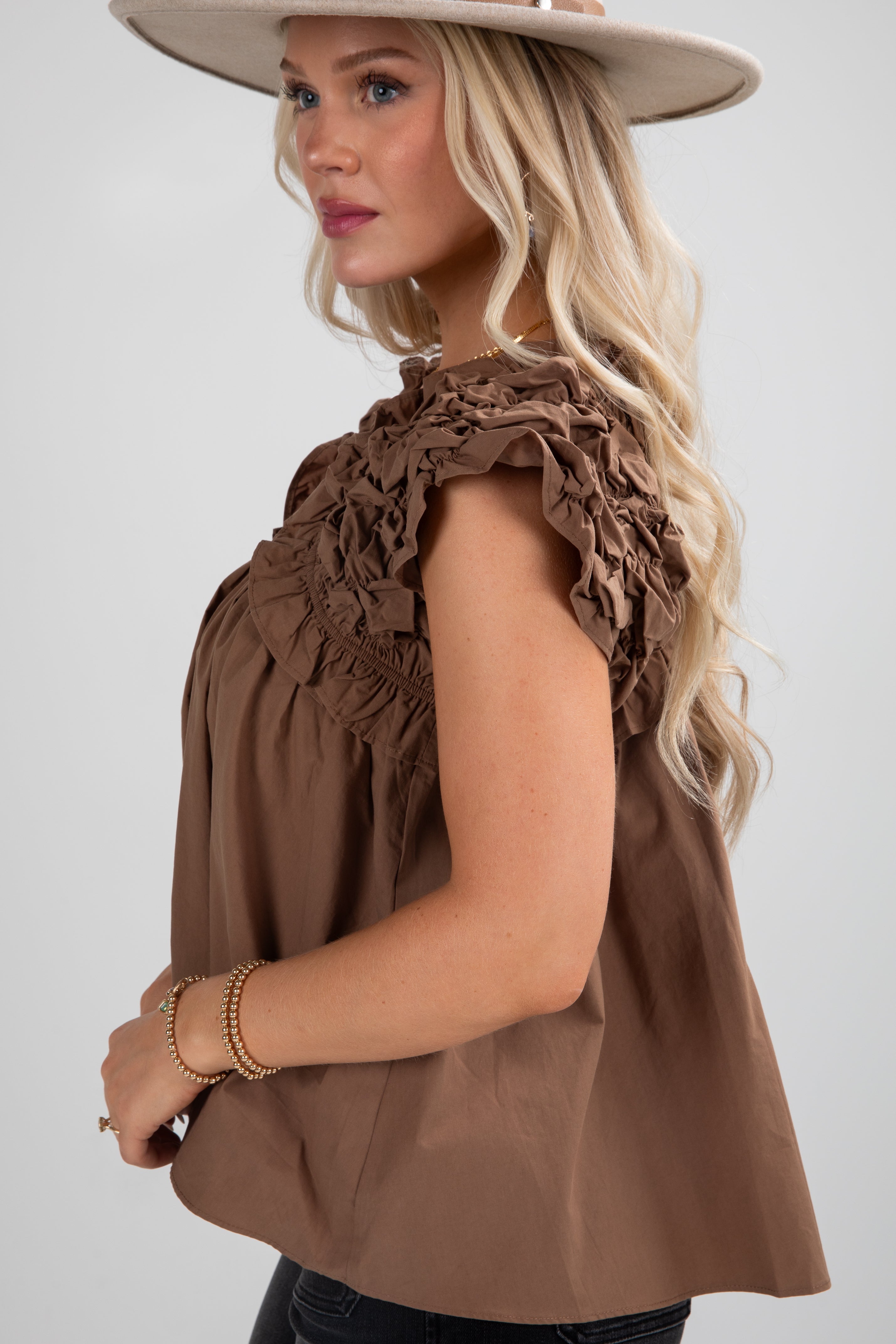 Find It Again Smocked Blouse