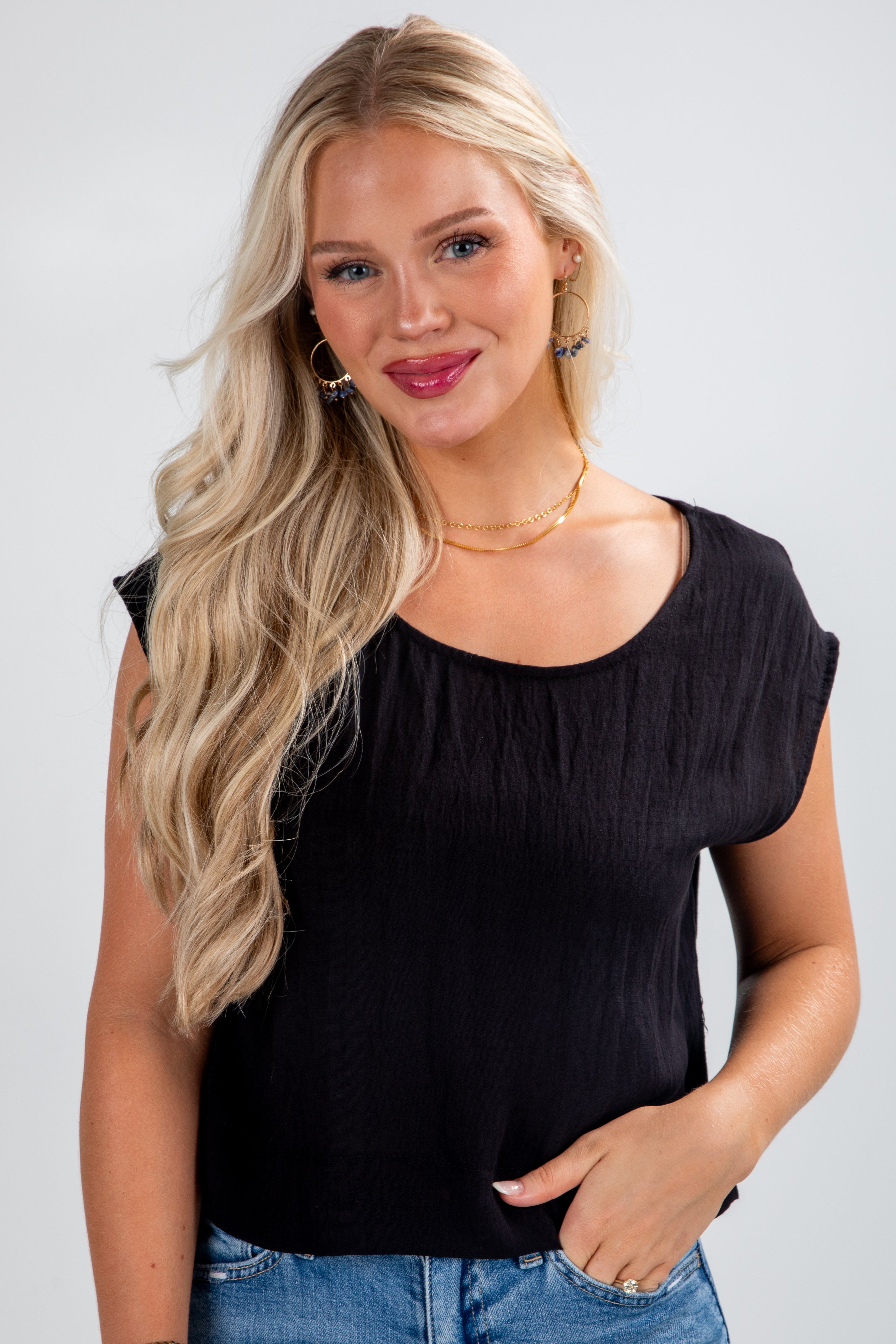 Consider Me Lucky Blouse - DU DEAL