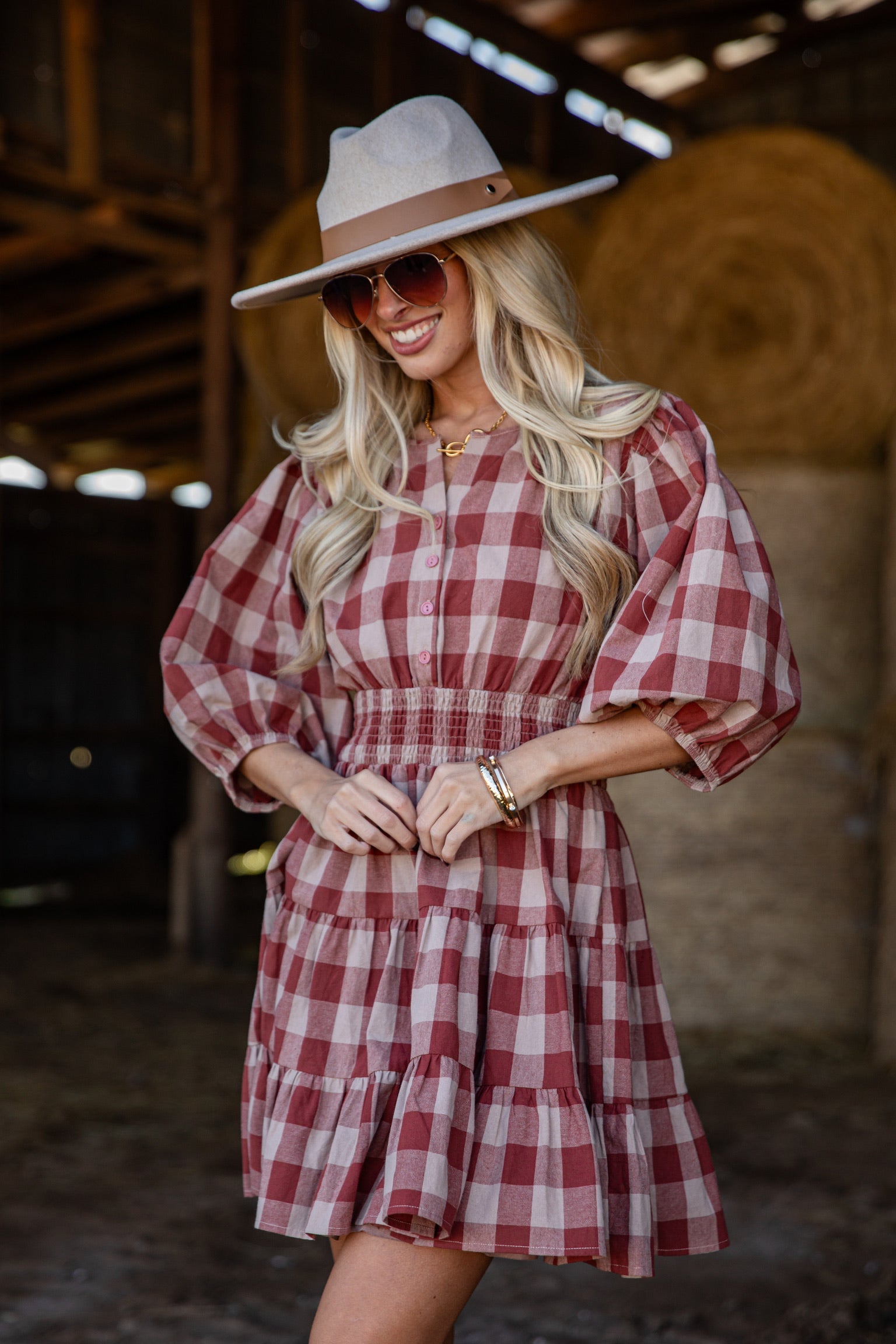 Don't Think Twice Plaid Mini Dress