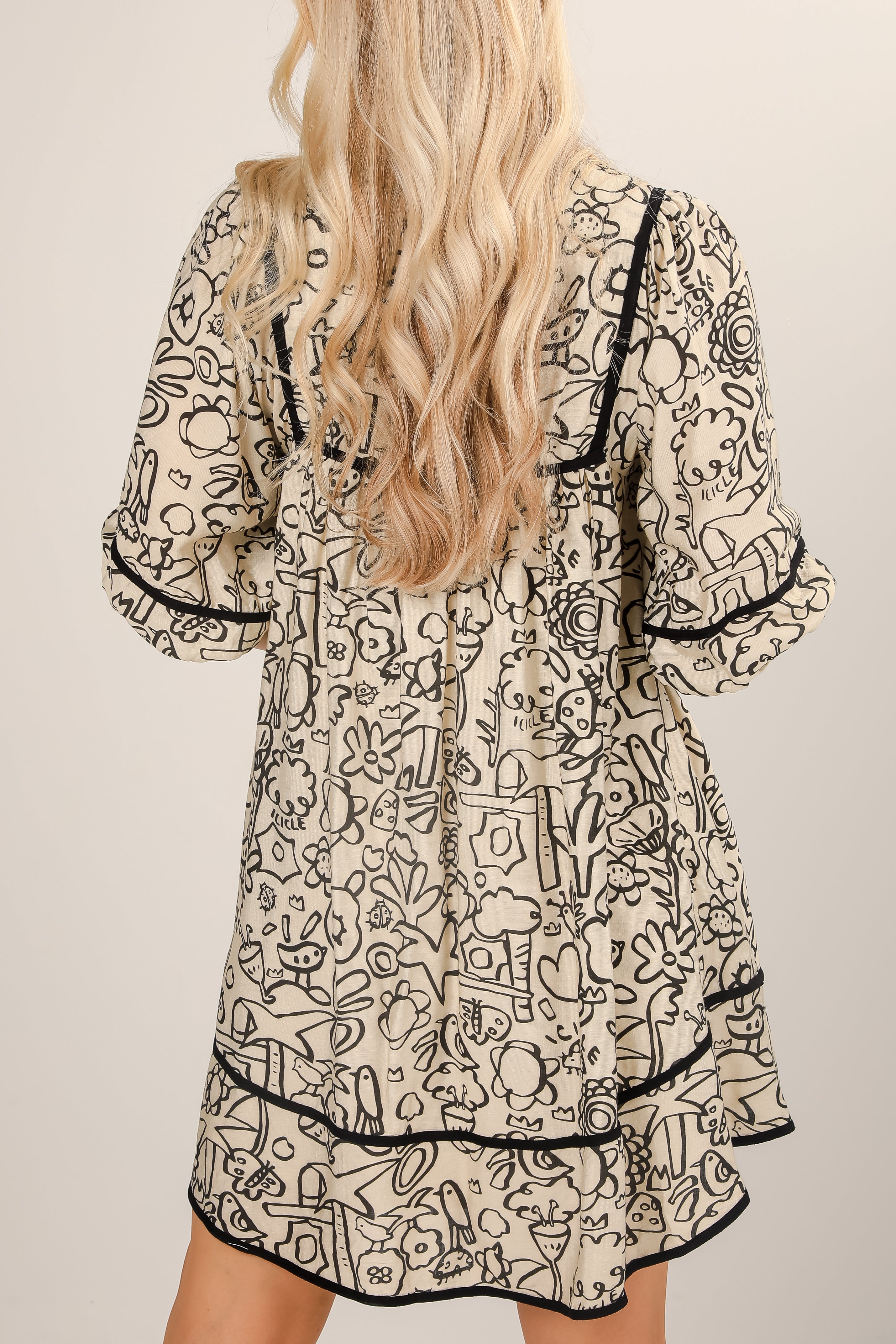 Summer Escapades Taupe Mini Dress