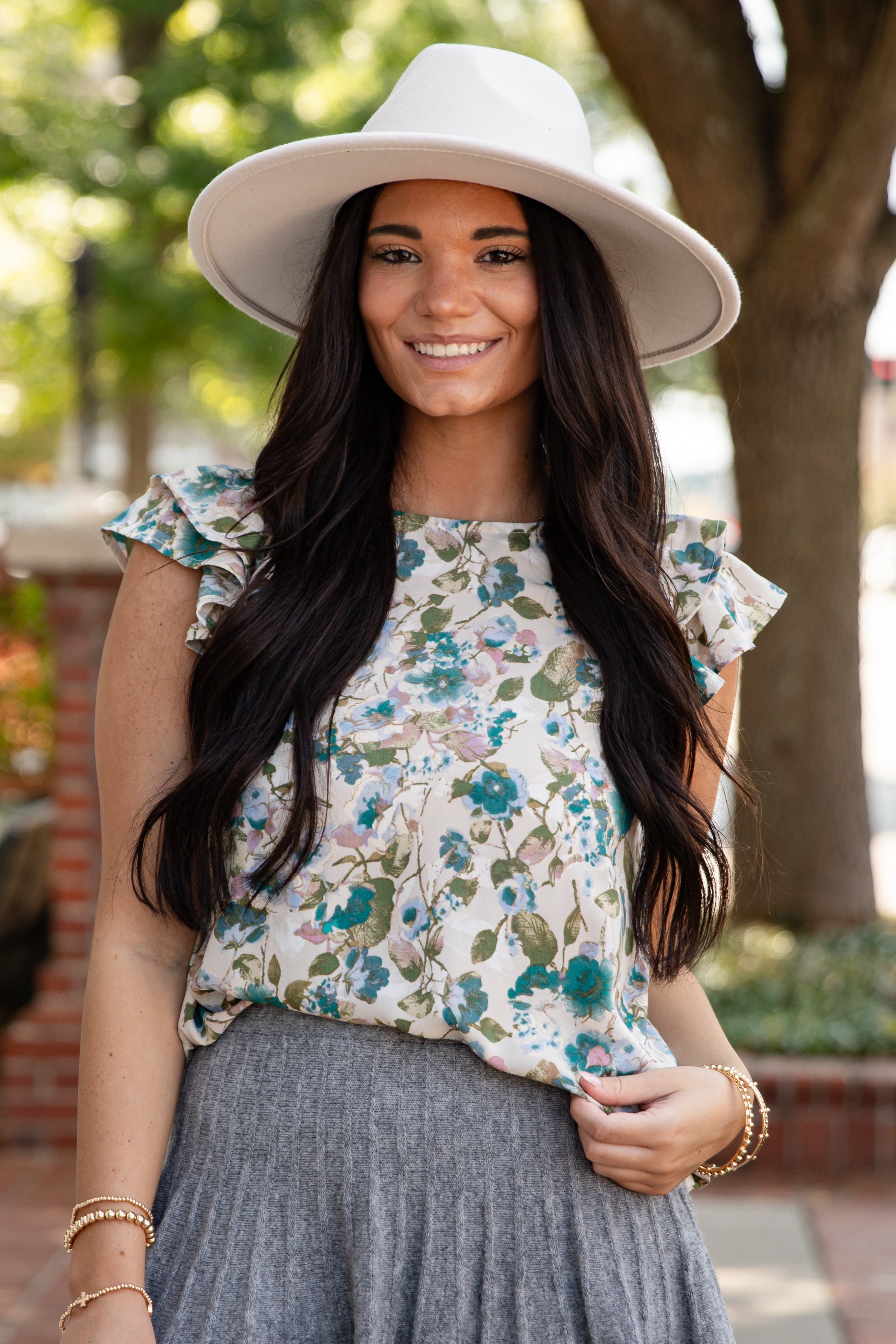 Scenic Route Floral Blouse - DU DEAL