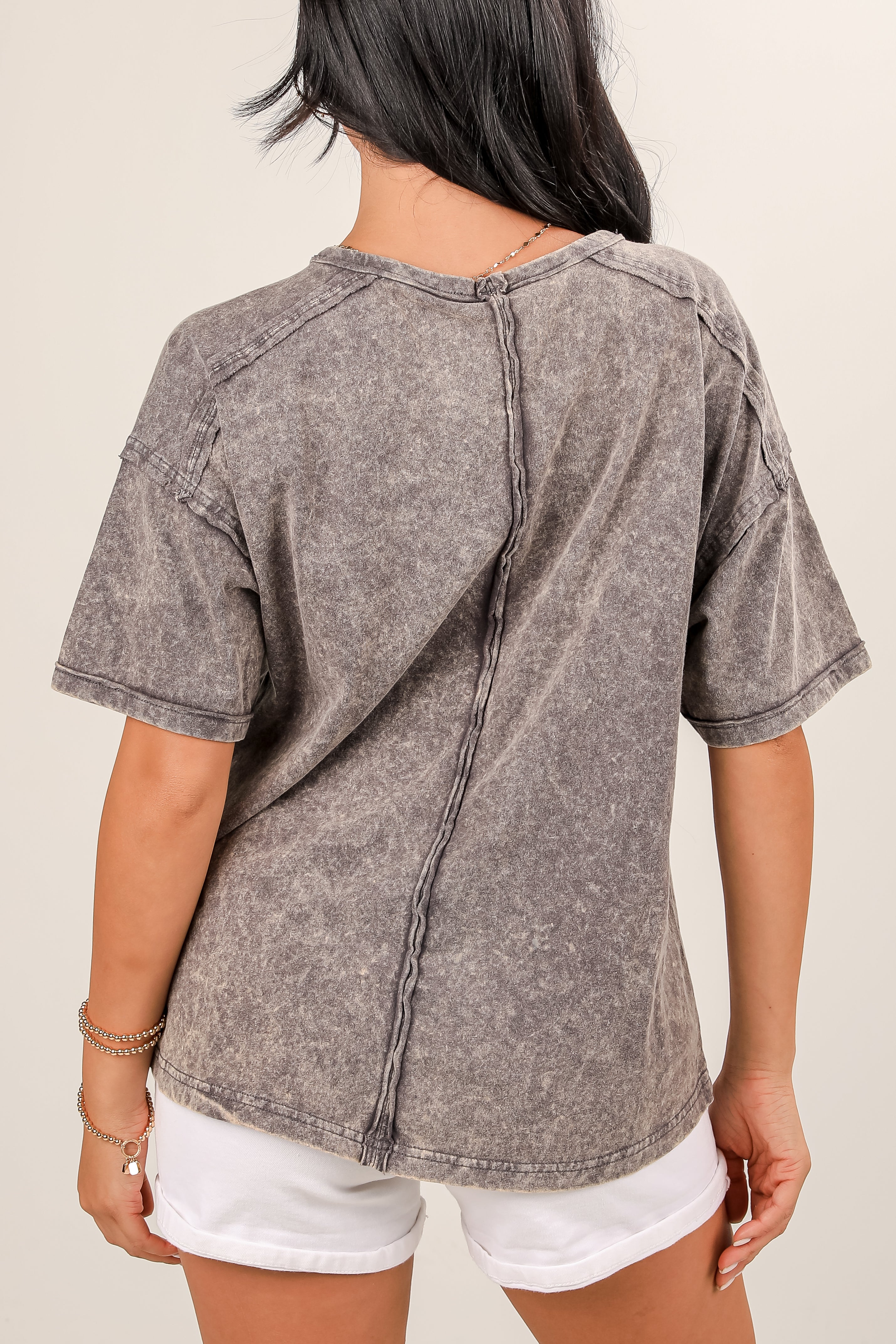 Sawyer Acid Washed Tee - DU DEAL