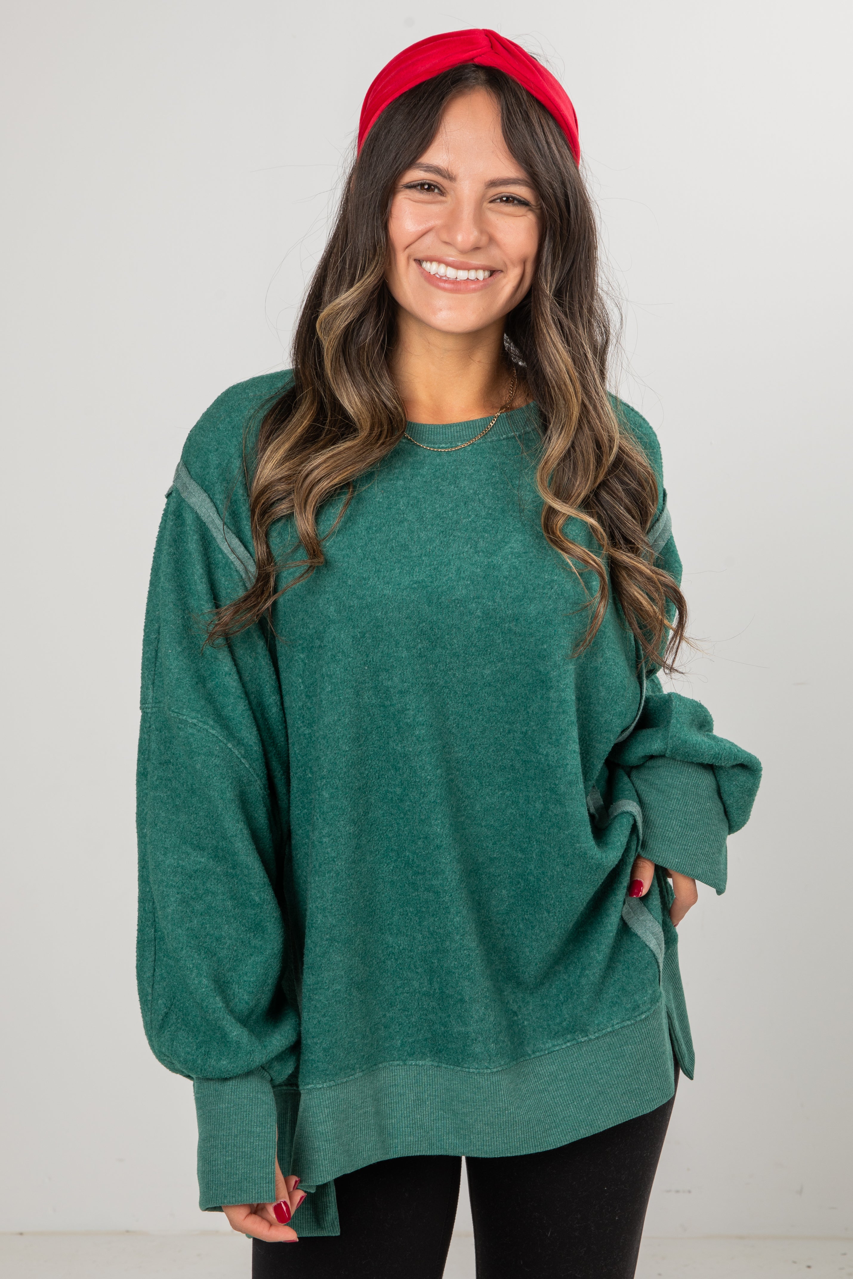 Snuggly Touch Soft Knit Oversized Pullover - DOORBUSTER