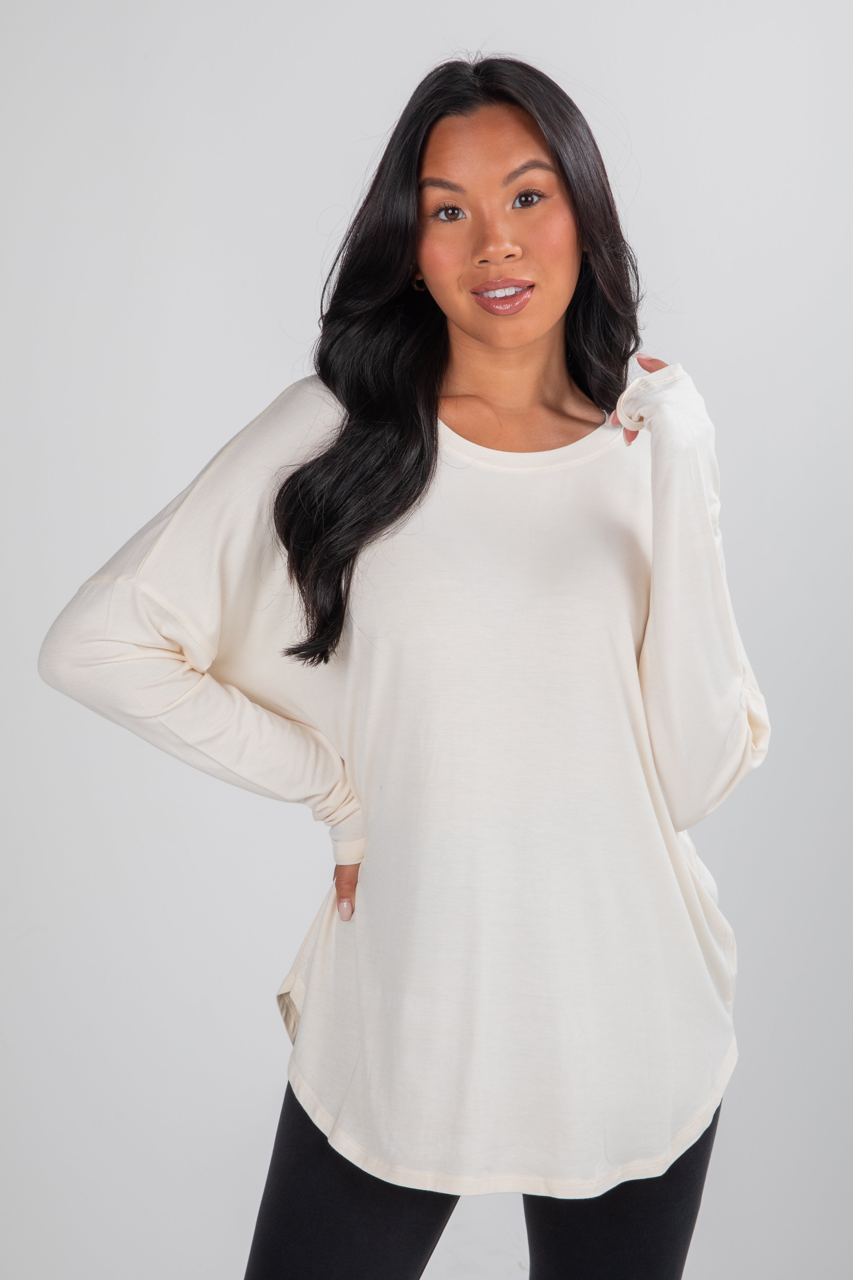 Brittany Everyday Oversized Top - DU DEAL