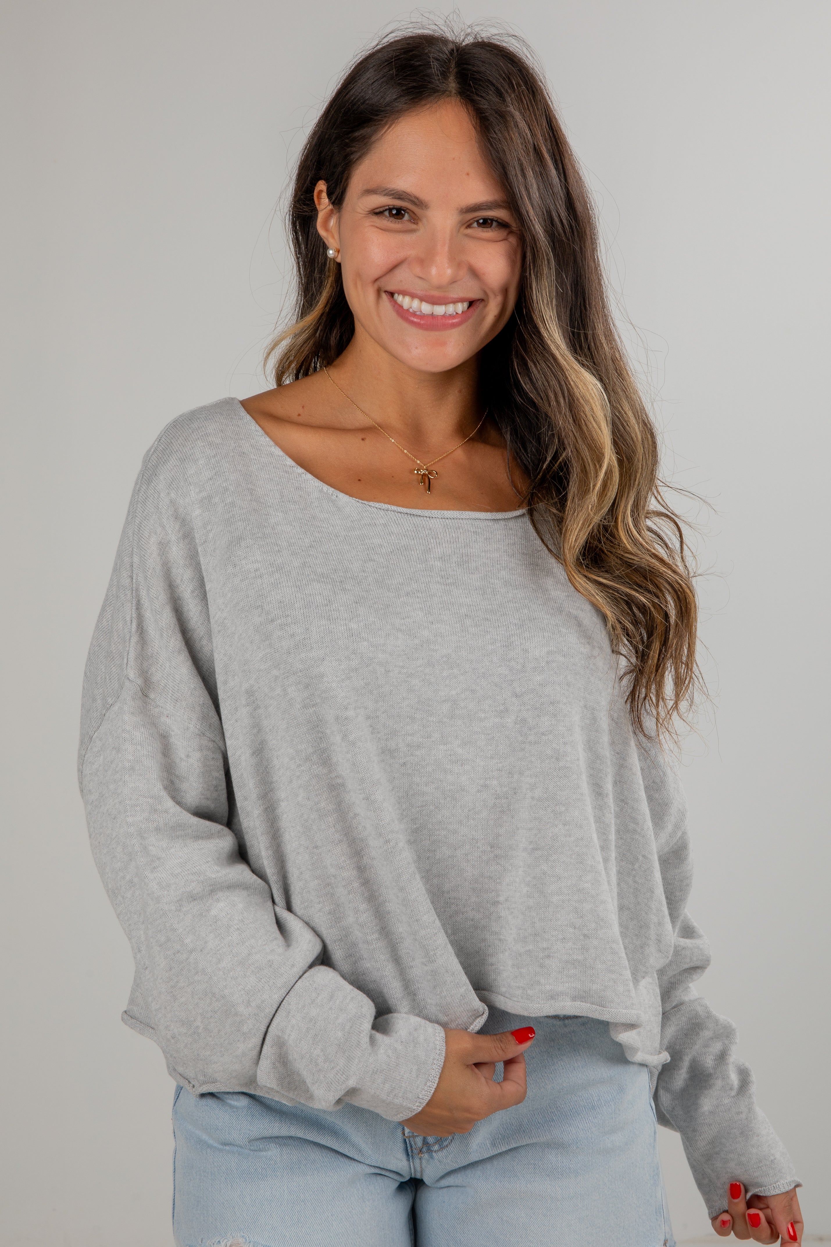 Chase The Feelings Lightweight Knit Top