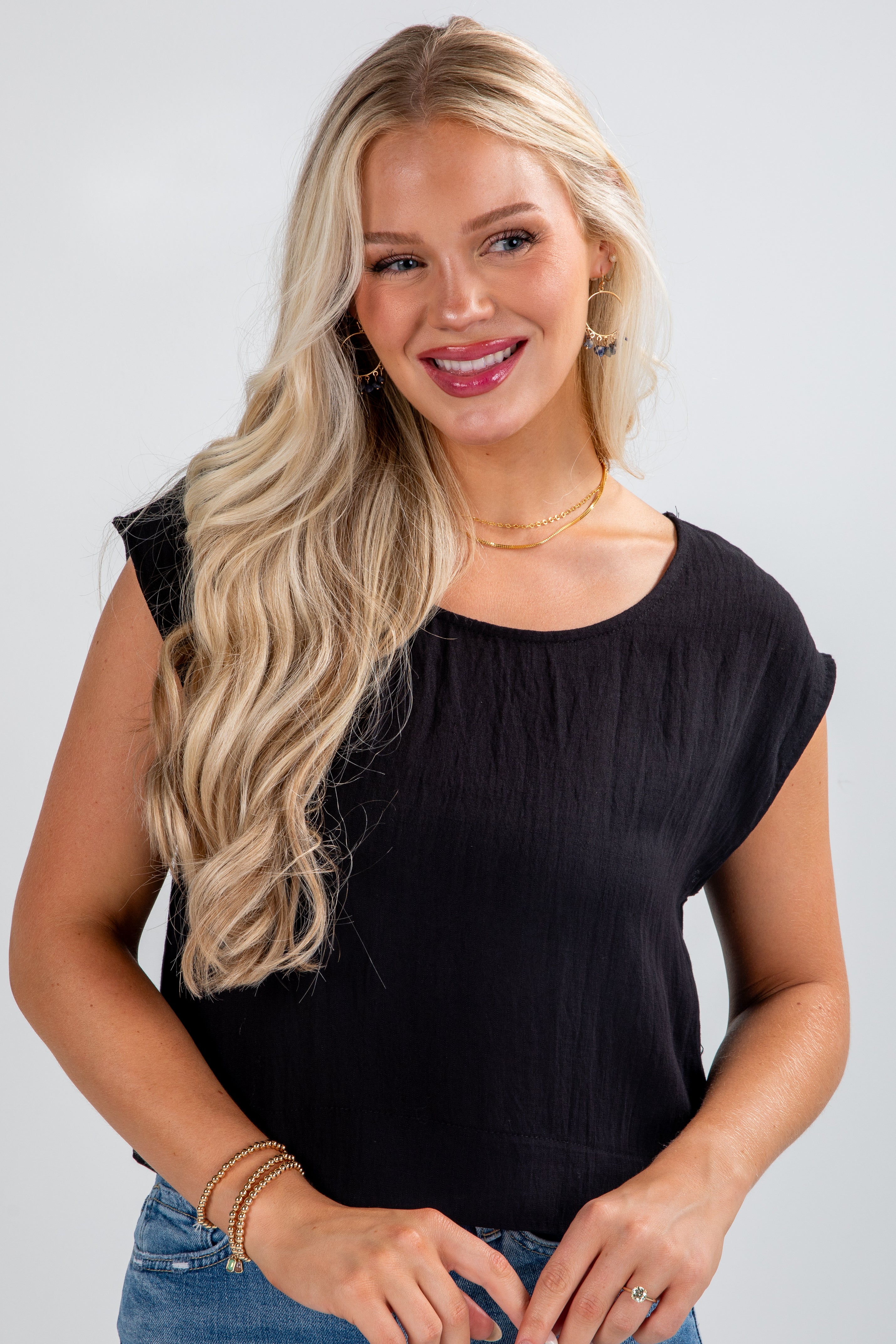 Consider Me Lucky Blouse - DU DEAL