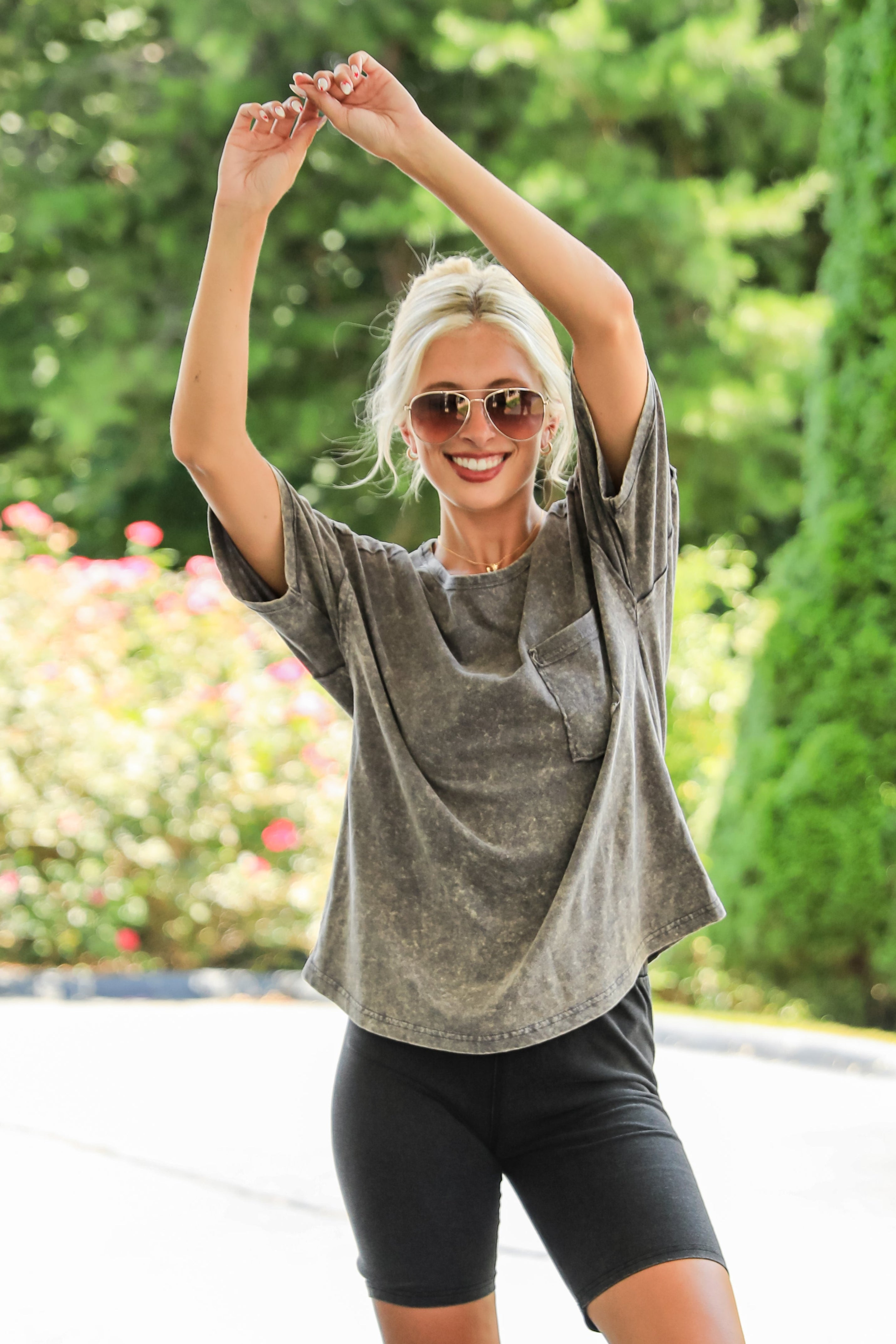 Sawyer Acid Washed Tee - DU DEAL