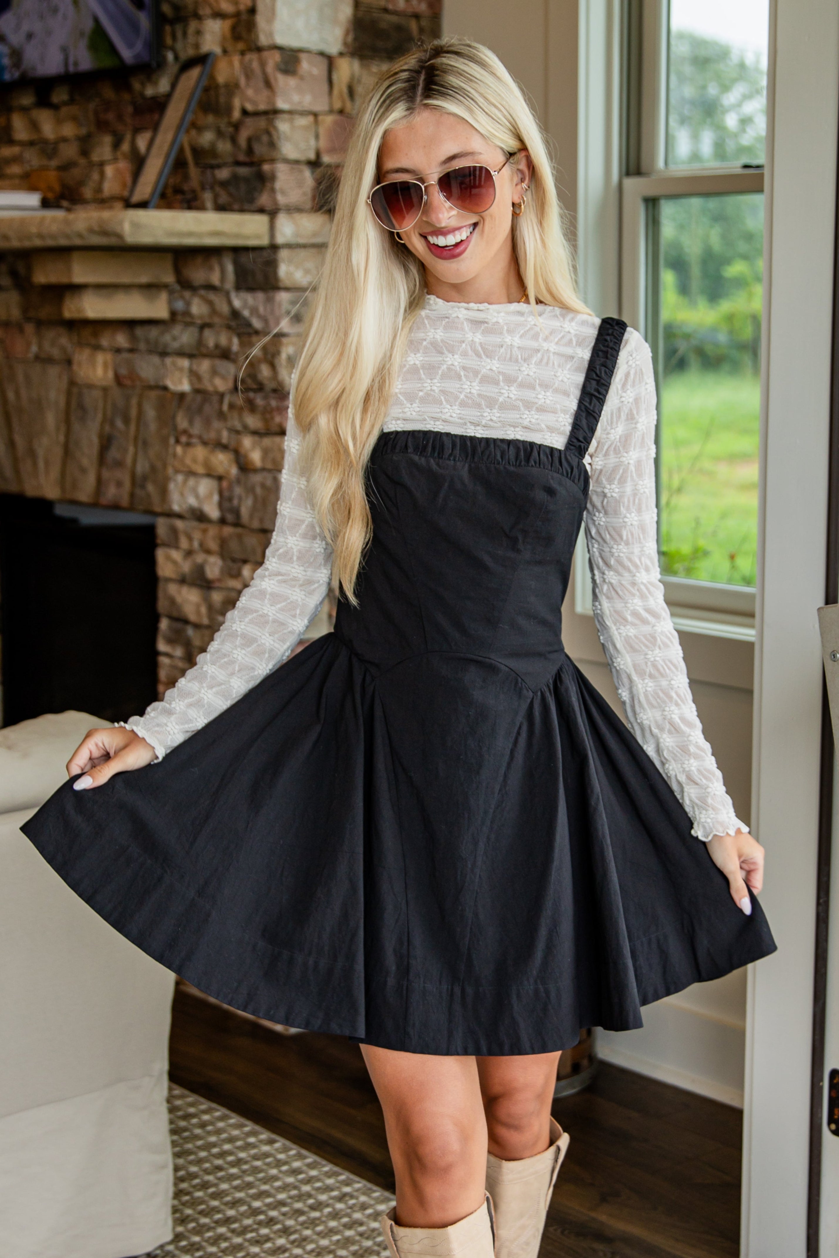 Say Less Black Mini Dress