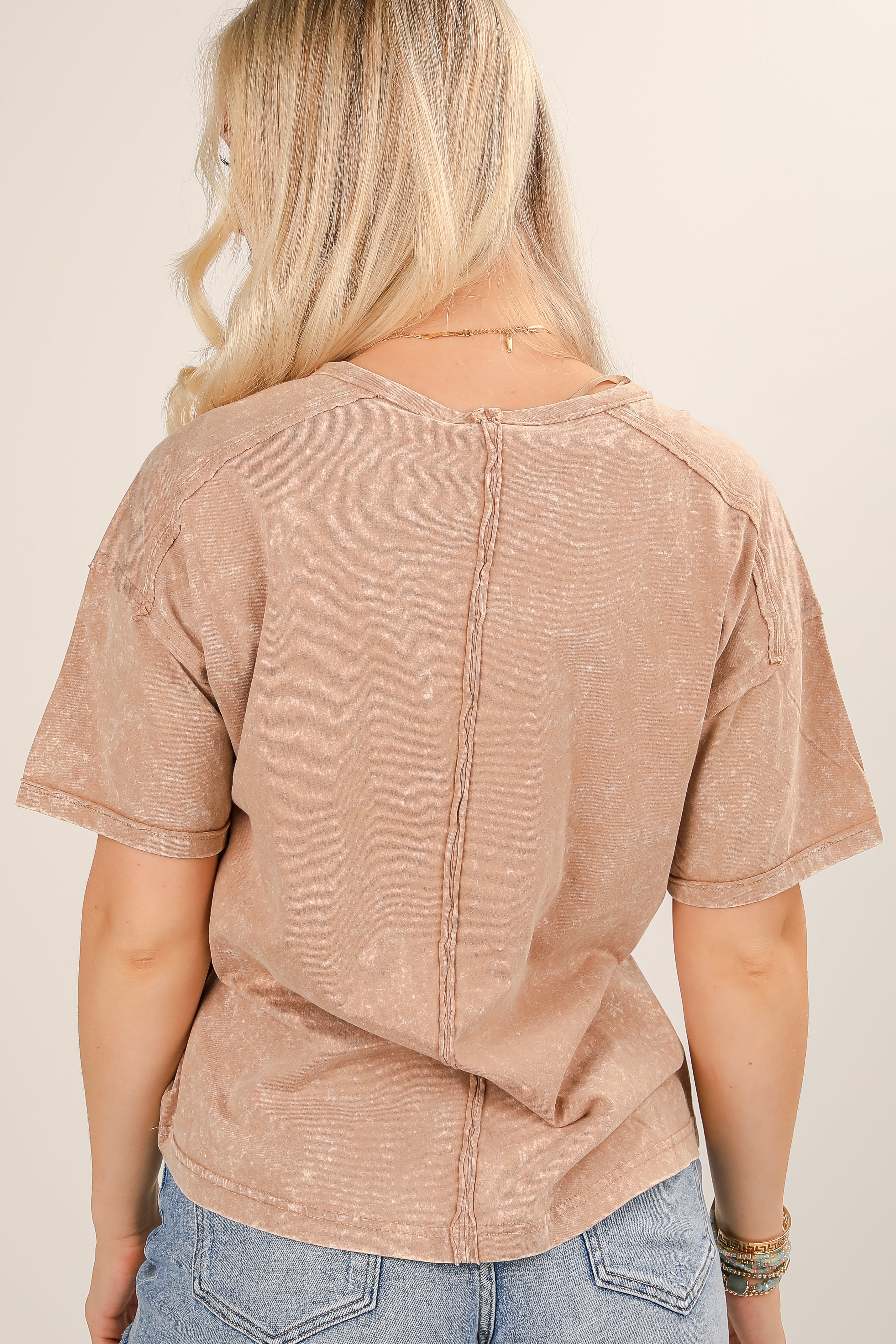 Sawyer Acid Washed Tee - DU DEAL