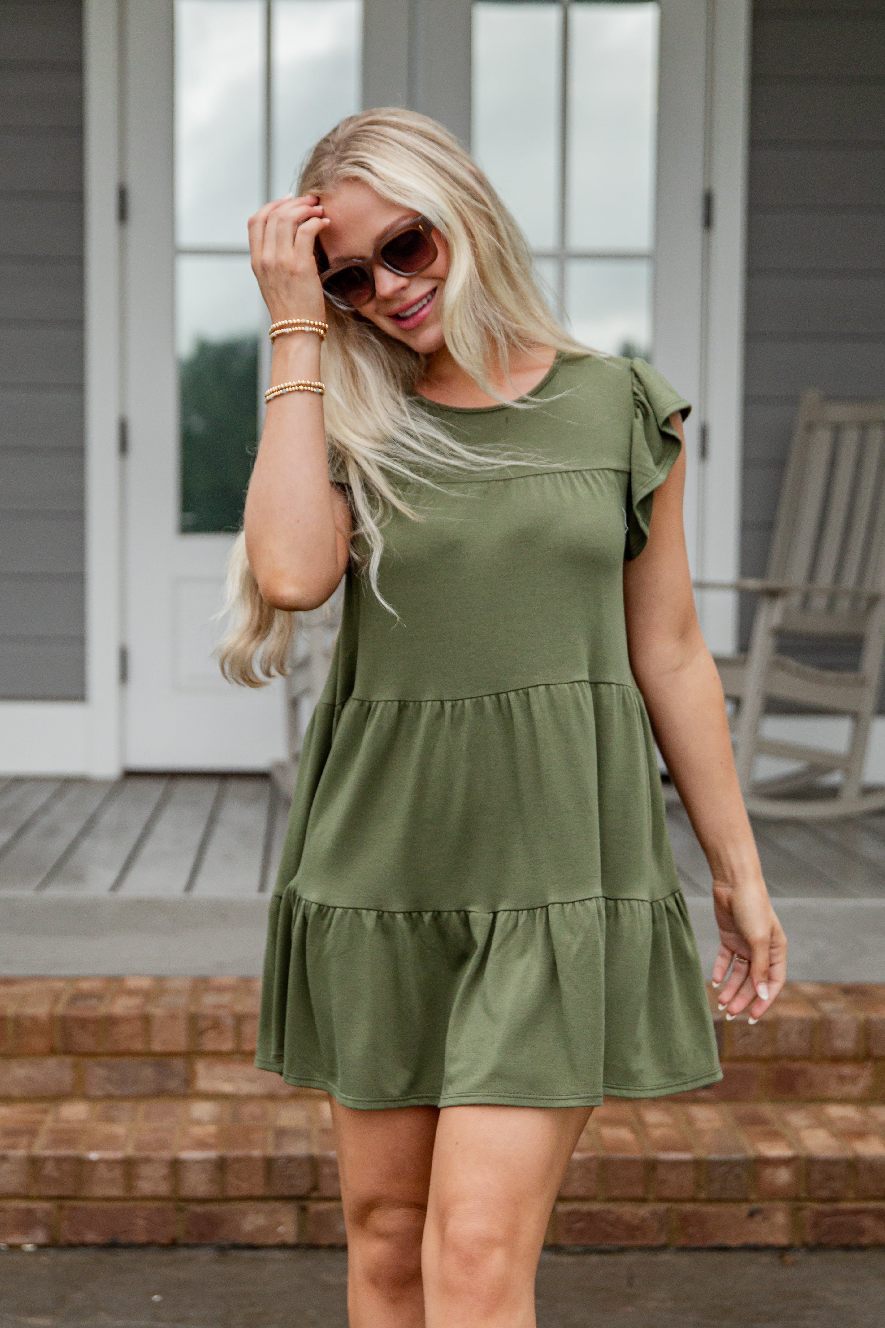 All Dolled Up Tiered Mini Dress