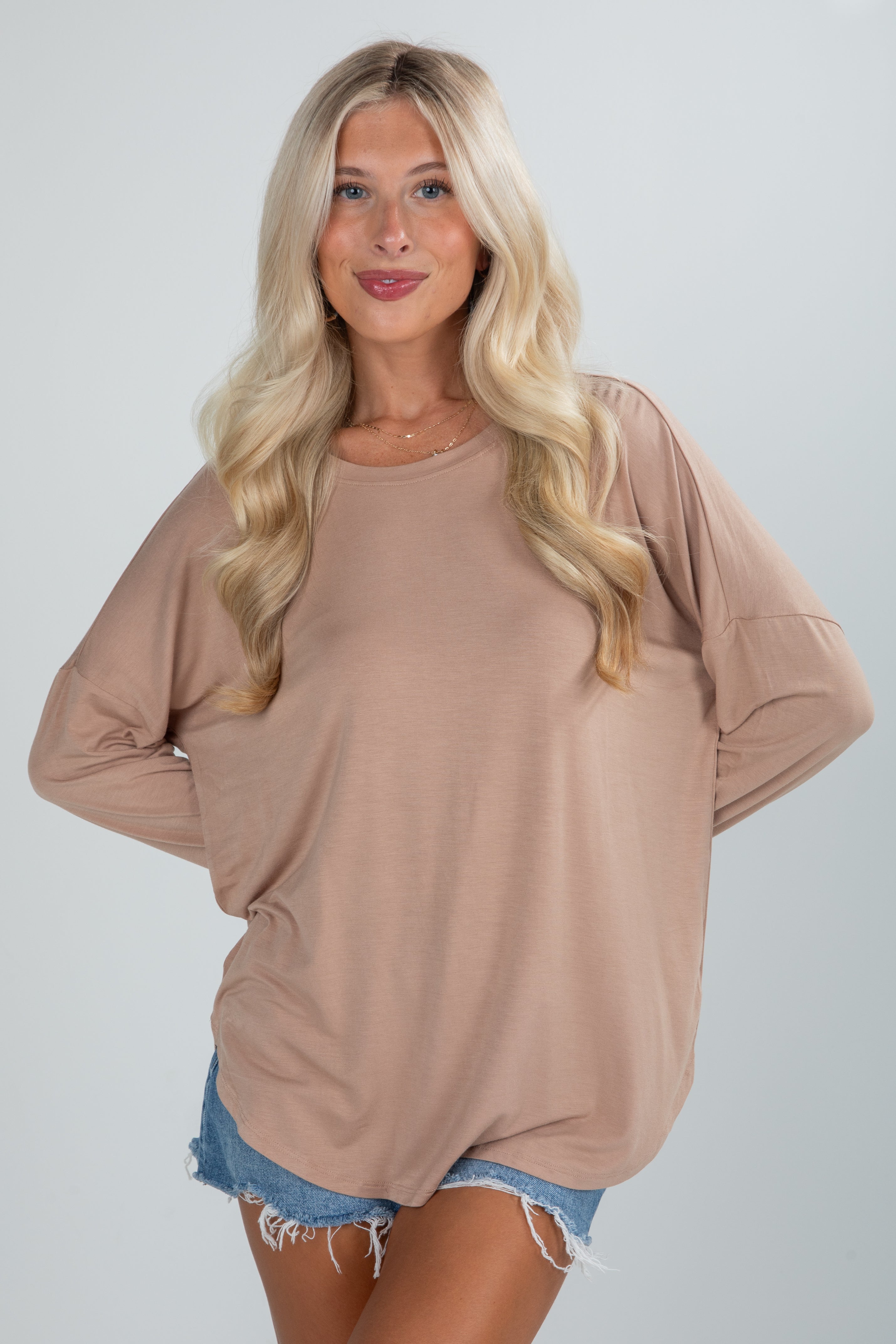 Brittany Everyday Oversized Top - DU DEAL