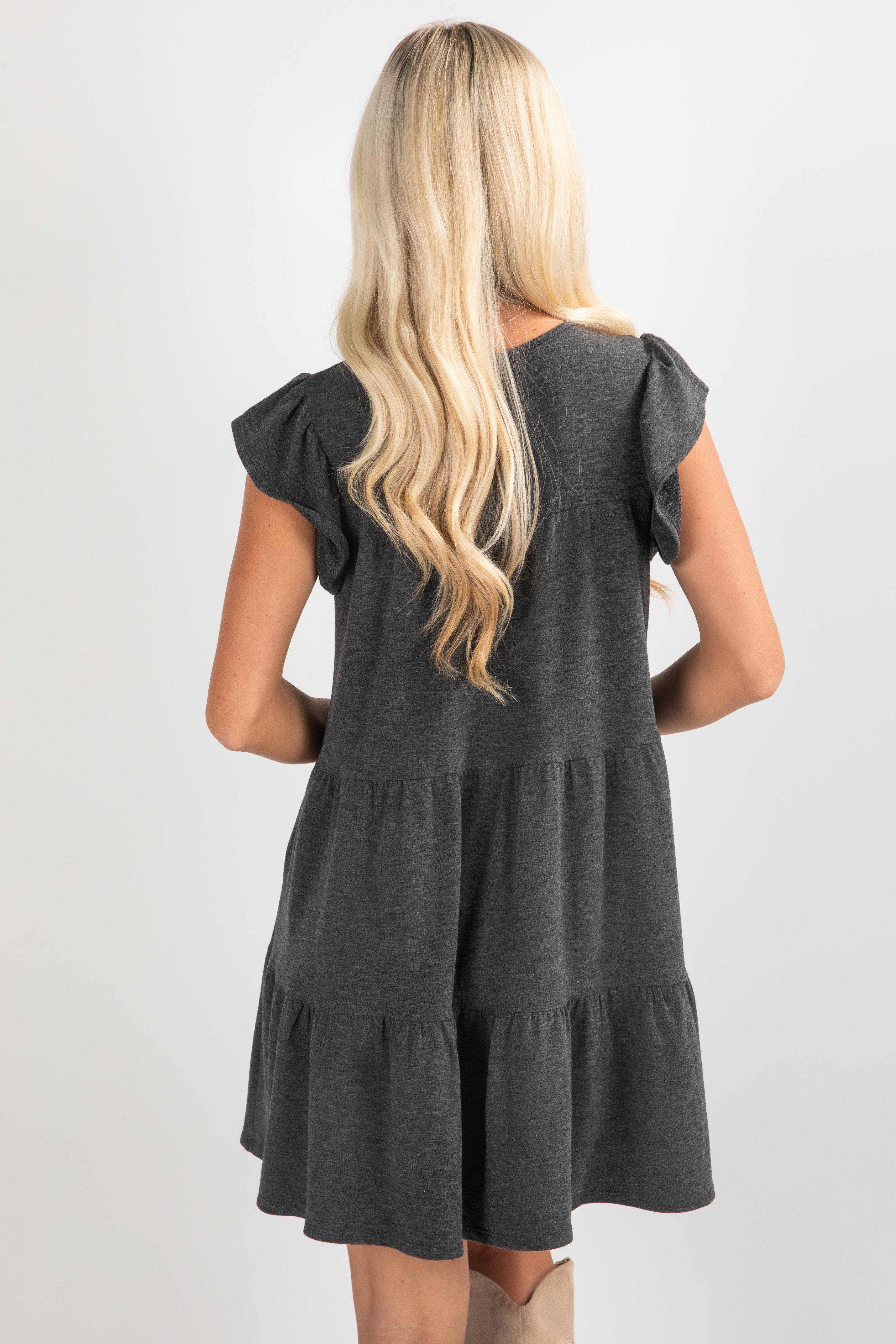 All Dolled Up Tiered Mini Dress