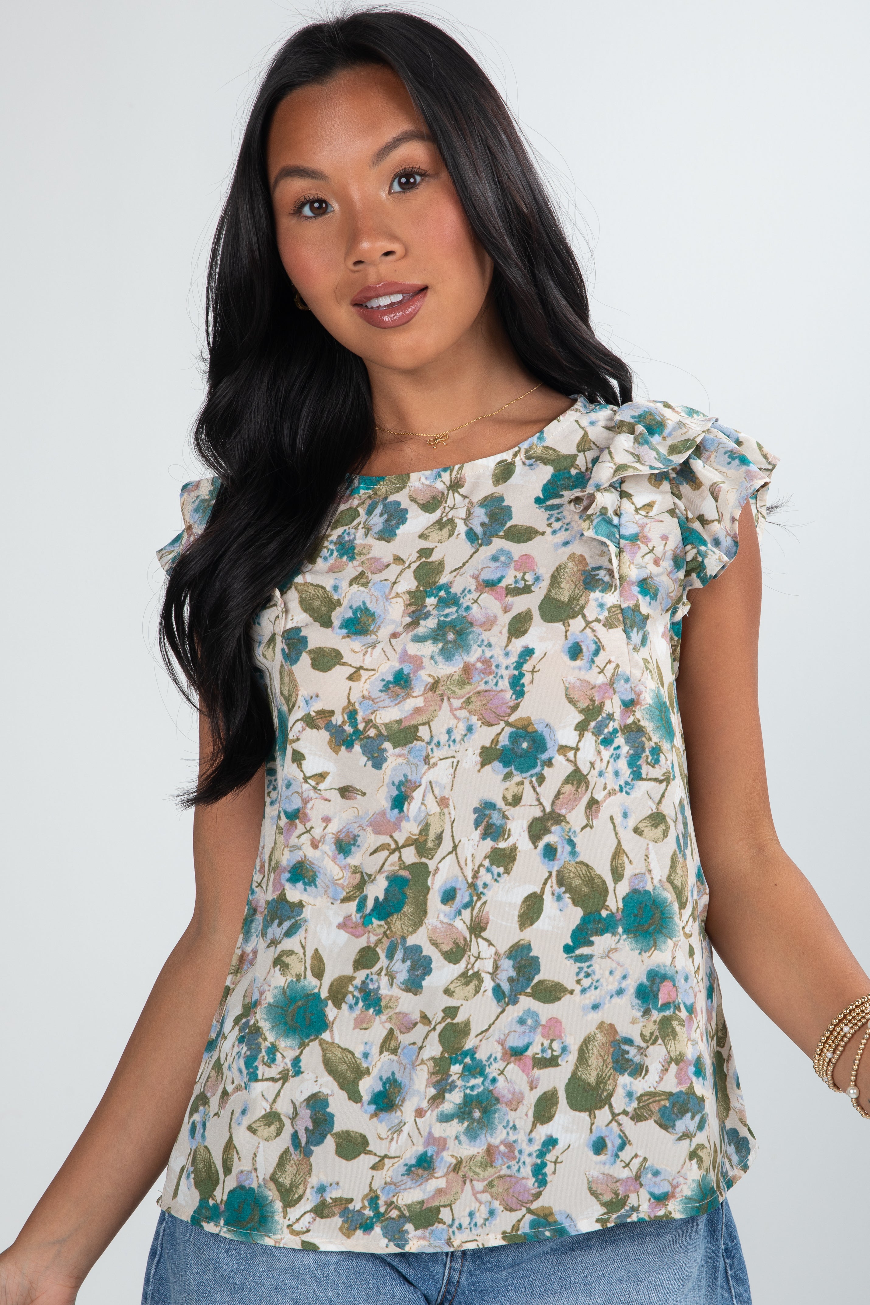 Scenic Route Floral Blouse - DU DEAL